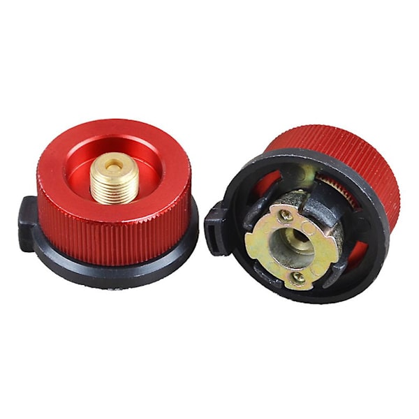Camping Kogeplade Konverter Adapter Dysesflaske Type Butan Automatisk Afbrydelse Gaspatron