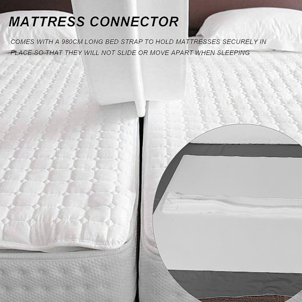 Sengbro Twin til King Konverter Kit Justerbar Madrasforbindelse til Seng Bedspacefiller Twin Seng