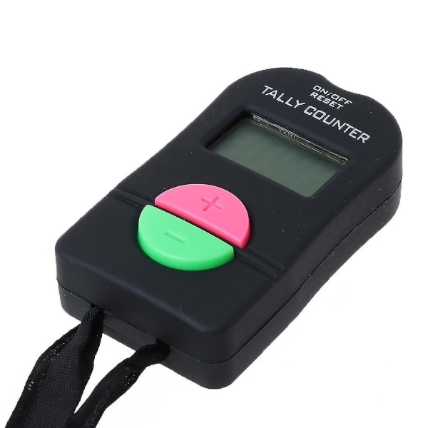 0-9999 Digital Tally Counter LCD elektroninen manuaalinen napsautuslaite Helppo lukea-hao