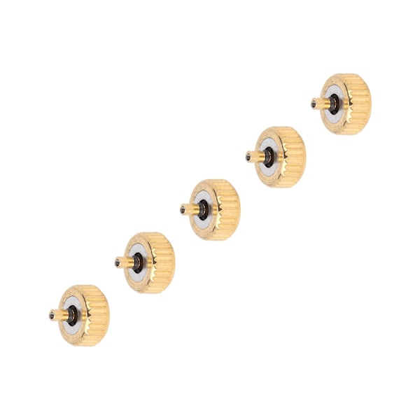 5 st Professionella Urkrondelar Guld Stål Armbandsur Reparationsverktygssats kompatibel med Watchmaker 5,5 mm