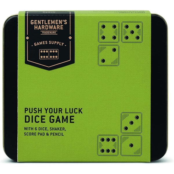 Gentlemen's Hardware Push Your Luck terningspil
