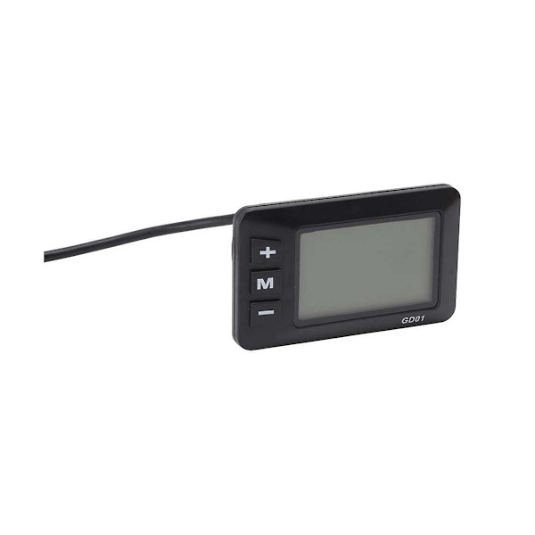 36V 48V Sähköpyörän GD01 LCD-näyttöpaneeli tavallisella liittimellä E-pyörän näyttömittari lisävaruste