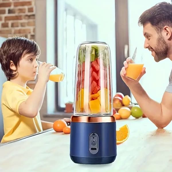 Bærbar Blender Sæt med Dobbelte Kopper