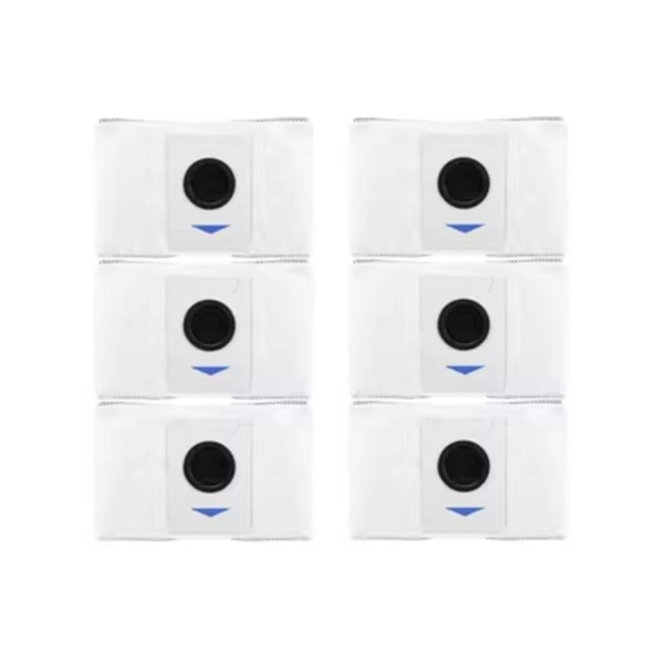6 stk støvposer for Deebot T20/t20max/t20pro/x1 Omni/t10 Omni/turbo robotstøvsuger