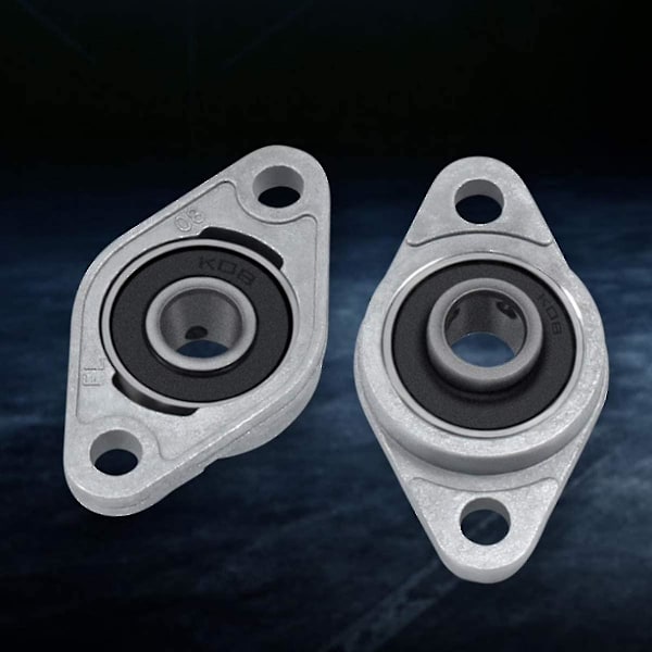 Flenslager KFL000 10mm Indre Diameter Sinklegering Selvjusterende Lager Skriver Puteblokk Puteblokklager Shibaod