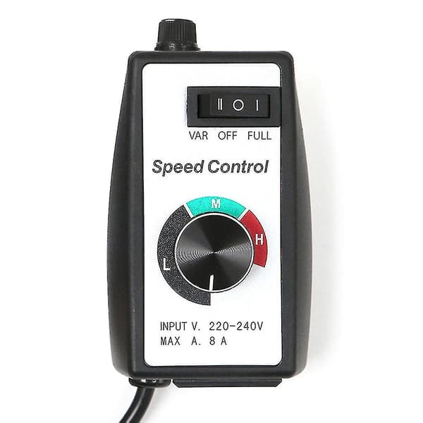 EU-stik 230V trinløs motorhastighedsregulator ventilatorstyring afbryder lysdæmperjustering