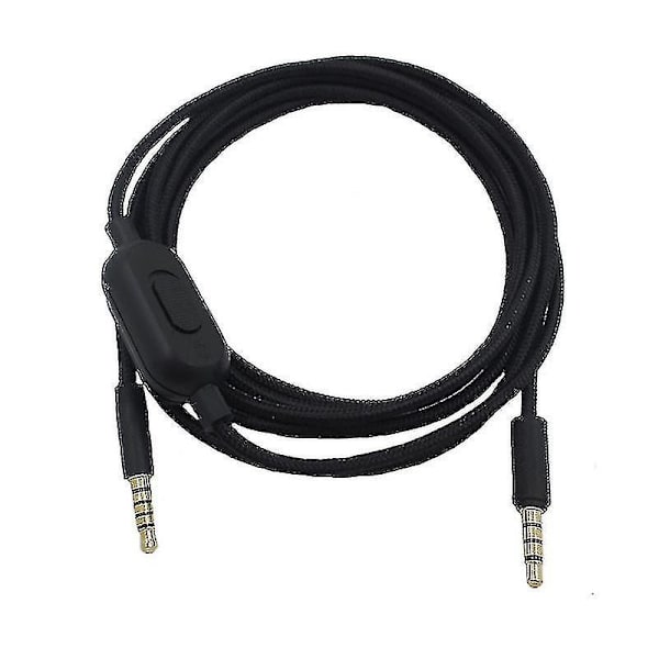 2m ny universell spillhodesett lydkabel for Logitech G433 G233 Gpro X