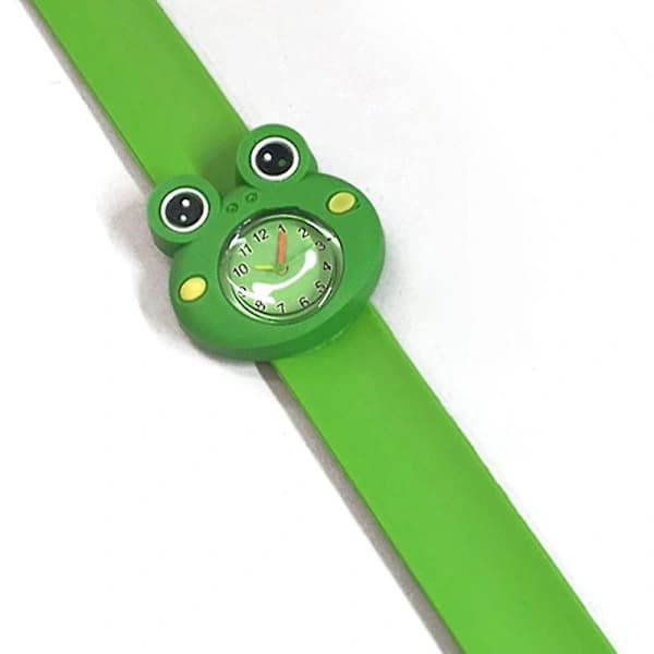 Digital Barnklocka Söt Tecknad Groda Barnklockor Casual Armbandsur Present