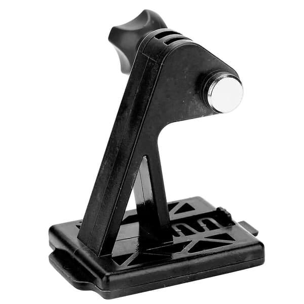 Bærbar Hjelmkamera Adapter Base Mount - Letvægts Nylon (Sort)