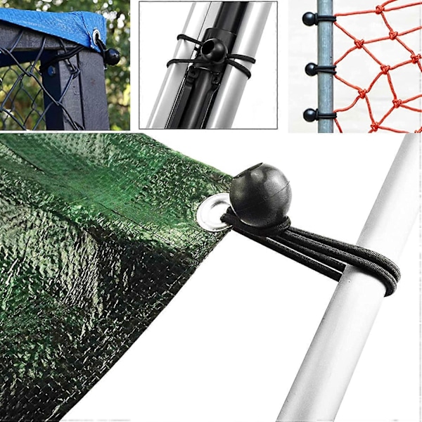 Kumilenkki 30 kpl Telttateltta Kumilenkki Kumilenkki Pallokoukulla Teltoille, Gazeboille, Teltoille, Julisteille, Leirintään, Verhoihin, Laajennusvaljaisiin Kumilenkki