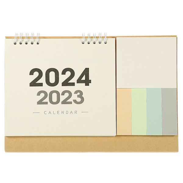 Skrivebords kalender 2024 Bordkalender Månedskalender Liten skrivebords kalender Enkel stil kalender
