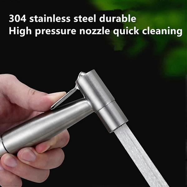 Bidetspray Hånddusj Bidet Toalett Bidetspray Rustfritt Stål Bidet Toalett Sprayer Bidetsprayhode For Bidetsett Med Hånddusj