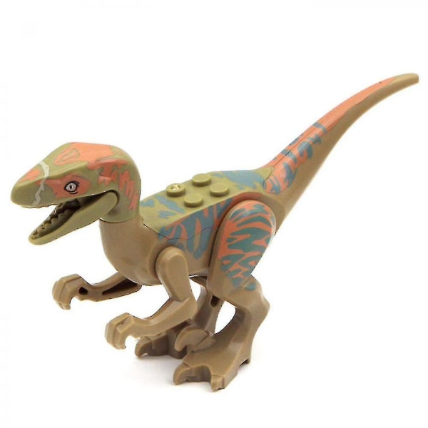 Qian Jurassic World Dinosaur Byggeklodser 8 stk.