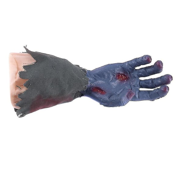 Halloween dekorativa rekvisita Walking Ghost Handformad leksak Inget batteri ingår (grå)