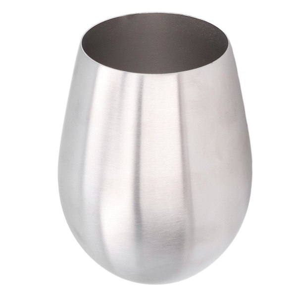 Stainless Steel Wine Glass Comfortable Grip Metal Edge Safe Practical Portable Easy Use Wine Cups