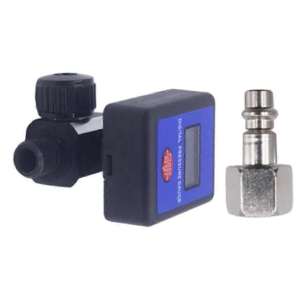 2025 Seneste Model Digital 1/4In 145PSI Lufttryksregulator Måler Kontrolventil Digital