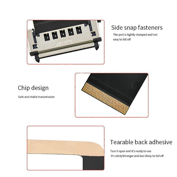 Til K2 Plus FPC Kabel-40P Sort-PI-L207 FPC Kabel 3D Printer Dele til K2 Plus Ny 3D Printer Tilbehør