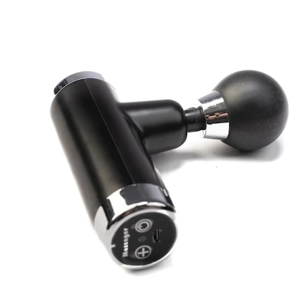 Minimassagepistooli, deluxe-versio, musta