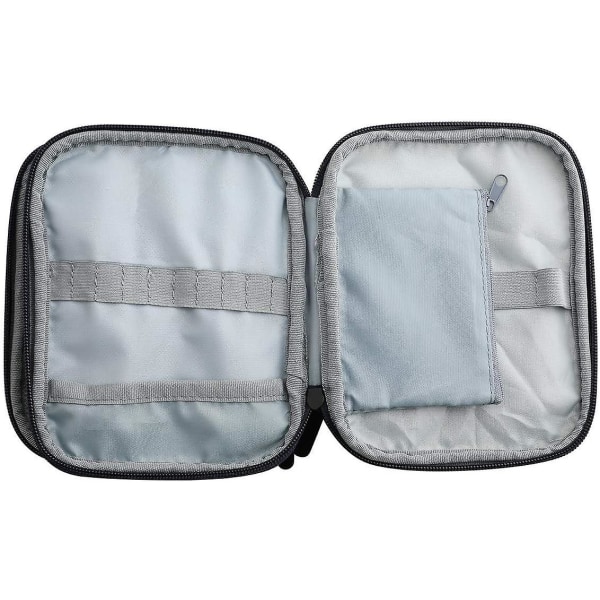 Hæklenåletui, rejseopbevaringspose til forskellige hæklenåle og strikketilbehør, letvægts (ingen tilbehør)
