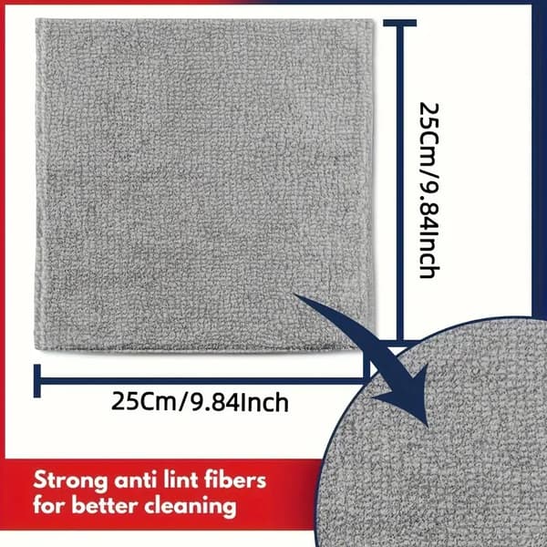 10-pack mikrofiberbiltvättset Snabbtorkande vattenabsorberande