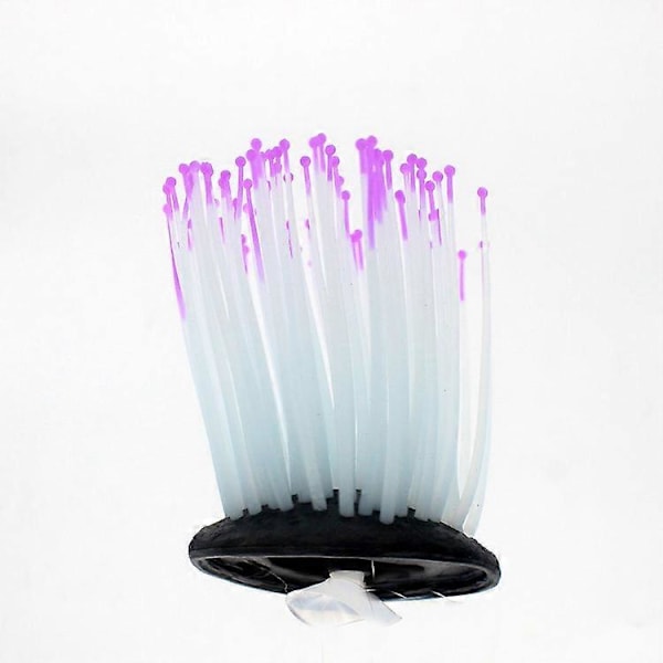 Akvariumsplanter Kunstig Akvarium Anemone Silikonplanter Akvariumplante Fisktank Dekorasjon 1 stk