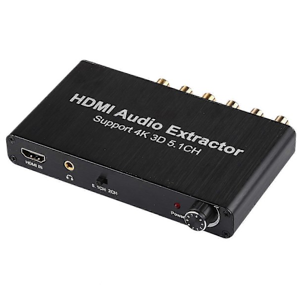 2025 4K 3D HDMI 5.1CH Ljuddekoder Extraktor