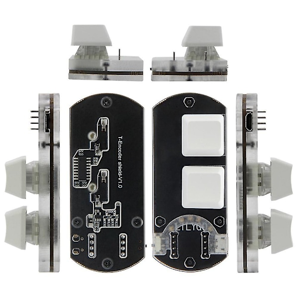 T-encoder Shield V1.0 Ch552 Anpassningsbara Makro-knappar med Apa102 RGB LED Utvecklingskort T-encoder Knapputbyggnadsmodul
