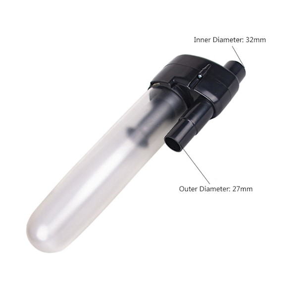 Turbo Damm Interceptor Separator Dammsugarpåse Sparare Cyklonisk Samlare Yttre Smutsfilter 32mm För Dammsugartillbehör