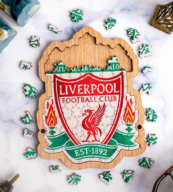 Liverpool träpussel, 100 bitar Liverpool
