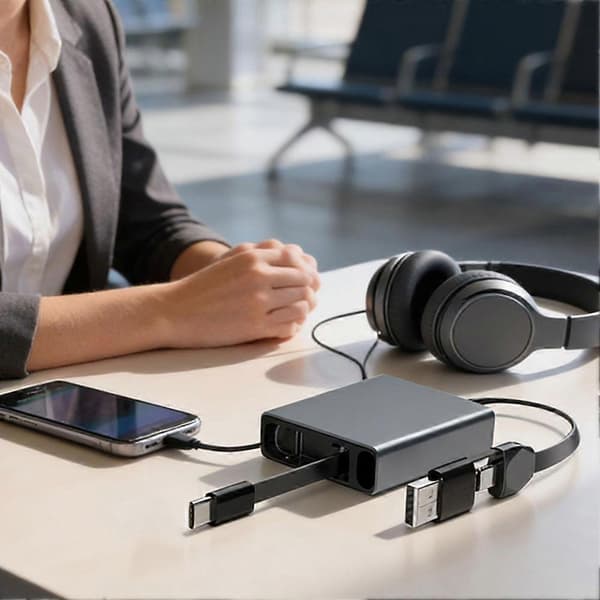 Mobiltelefon Bärbar Dator Typ-C Dator Datakabel Teleskopisk Kabel Laddning D2S6