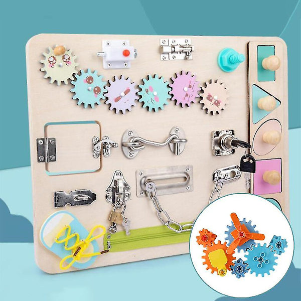 2 set plast DIY aktivitetsbräda tillbehör brädverktyg