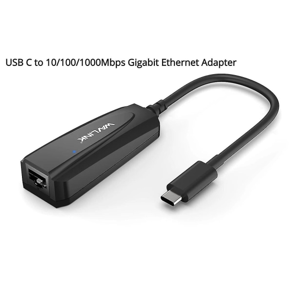Wavlink Usb C til 2,5 g Gigabit Ethernet-adapter Type C til 2,5 nettverkskort Rj45 Lan 2,5 gbps Usb3.0 Converter for Windows Mac Os X
