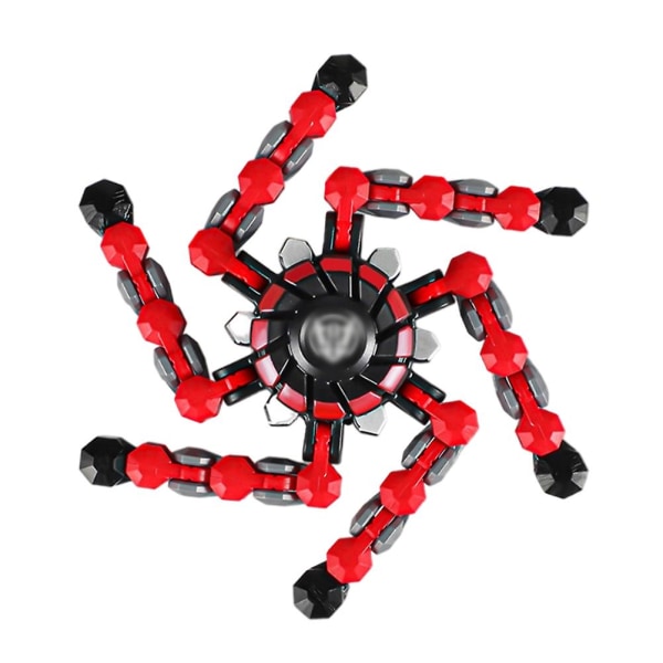 Deformerbart afspændingslegetøj Fingerspids Roterende Robot Gyroskop Legetøj Mekanisk Kæde Gyroskop Legetøj Til Børn og Venner