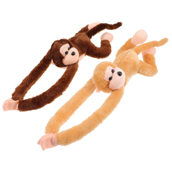 2 st hängande plysch apa docka gosedjur plysch leksak gåvor för barn Vuxna