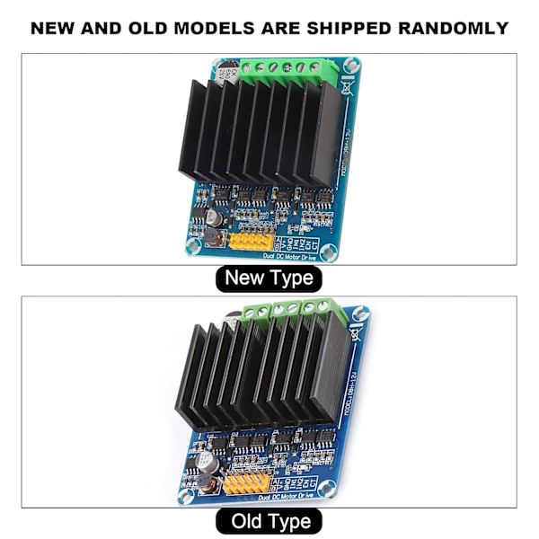 DC5-12V 0A-30A dobbeltkanals H-bro driver motor robot stepper driver styrekort modul