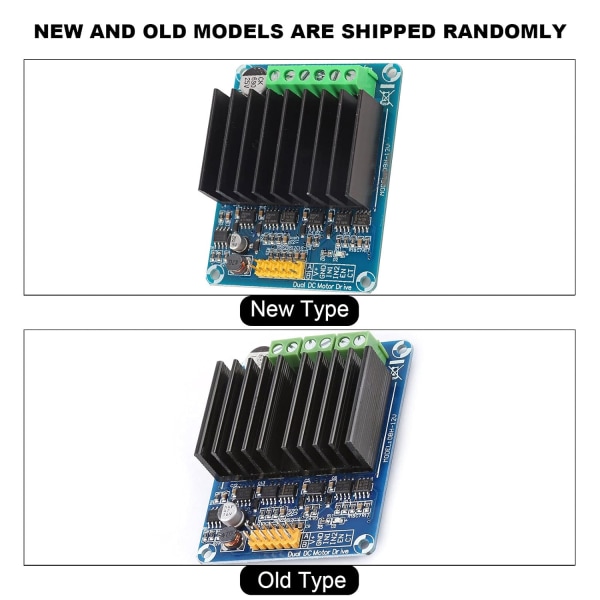 DC5-12V 0A-30A dubbelkanalig H-bryggdrivrutin för motorrobot stegmotor styrkortmodul
