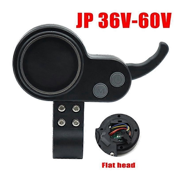 För JP Display 36V-60V Motor Borstlös Kontroller LCD Display Panel Tumgas för FLJ T11 T113 Elektrisk Scooter, A