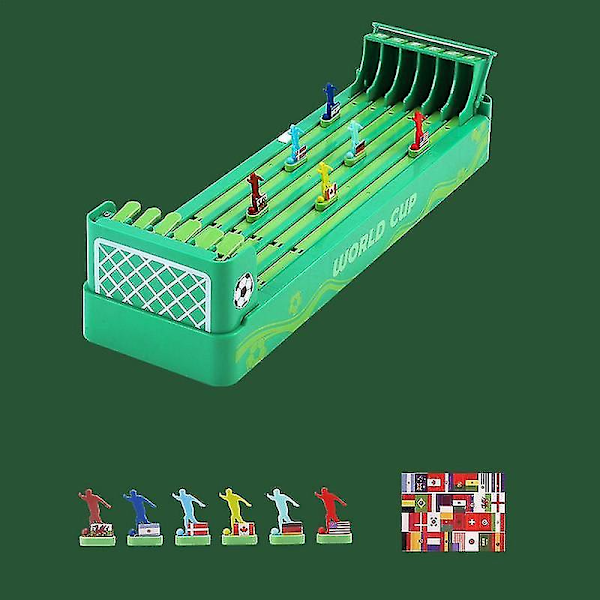Bordspil med Fodboldspillere, der Løber - Hestevæddeløbsmaskine til Flere Spillere - Interaktivt Strategispil til Fest
