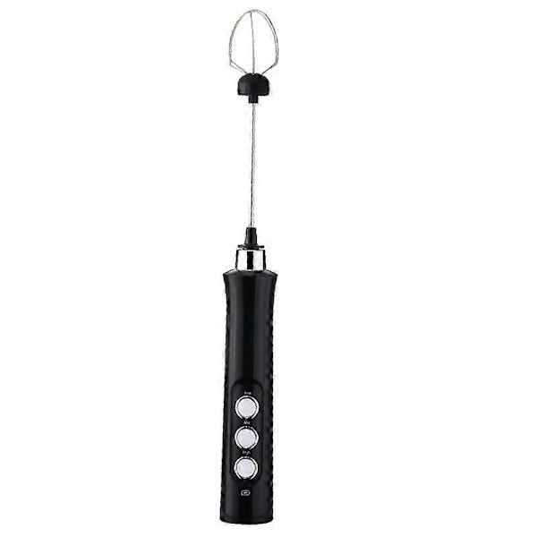 Håndholdt elektrisk mini-miksmaster for husholdning, USB-lading, eggepisker, melkepisker, stativ