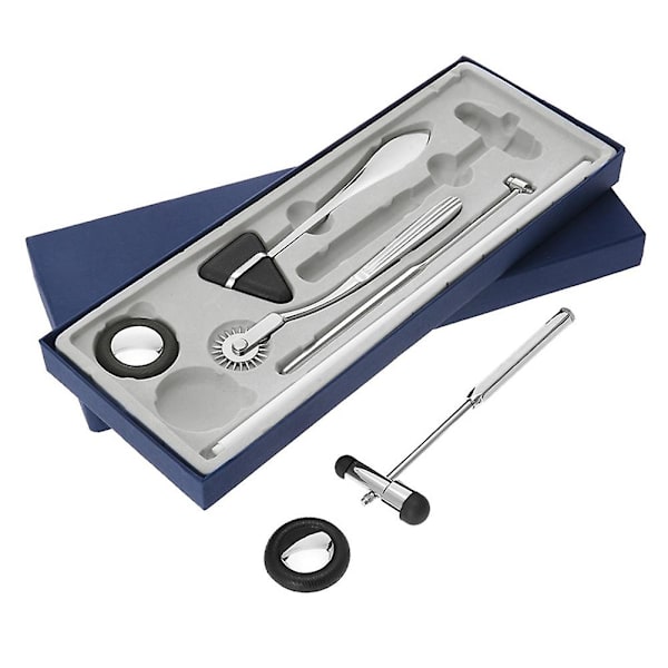 Neurologiskt Percussion Set - Reflex Hammare Set, Inkluderar Pinnhjul, Babinski Hammare, Taylor Buck Hammare, Diagnostiskt Kit