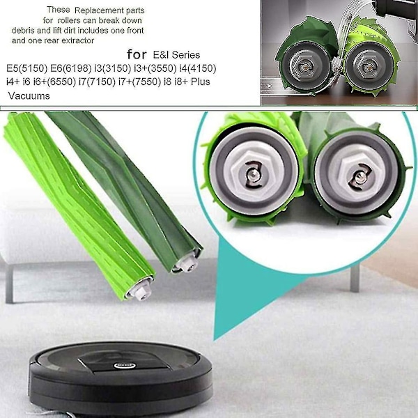 iRobot Pääharjan Rulla iRobot Roomba I7 E5 E6 I Sarjan Robotti-imurille