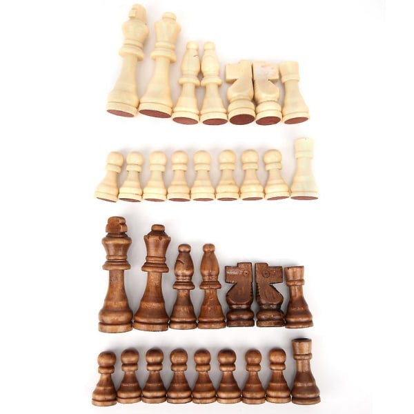 Puinen kansainvälinen shakkinappula ilman lautaa vanhempien lasten vuorovaikutuslelu lasten lahja