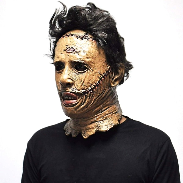 Texas Chainsaw Massacre Lædermasker Latex Skræmmende film Halloween Cosplay Kostume Fest Event Rekvisitter Legetøj Karnevalsmaske