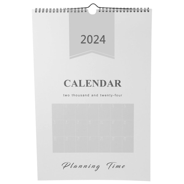 Månedlig vægkalender Ferieplanlægningskalender Engelsk daglig kalender til kontoret