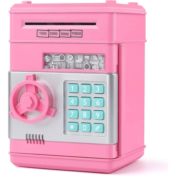 Lasten elektroninen säästöpossu Käteiskolikot Sarjakuva pankkiautomaatin kassakaappi lapsille upeita lahjoja