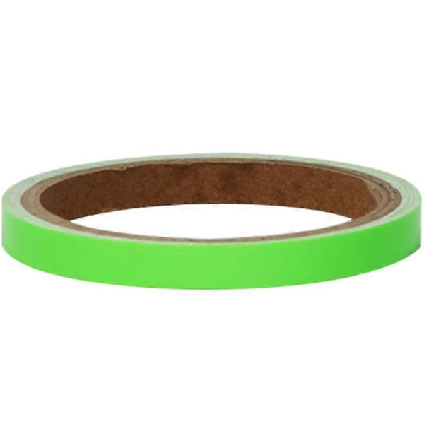 Fluorescerende Tape, T-Audace 2 stk. Selvlysende Tape 10M 1CM Fluorescerende Klistermærke Nat Fjernbart Klistermærke Sikkerheds Selvlysende Tape Selvlysende Tape Vandtæt Grøn G