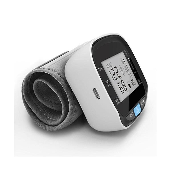 Automatisk pulspuls Bp blodtrycksmätare Maskin med röstfunktion & LCD-skärm