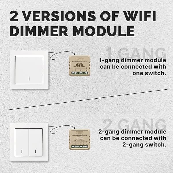 Tuya Wifi Intelligent Bryter Dimmer Diy Modul Lysbryter