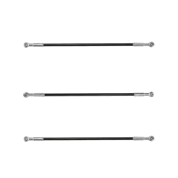 3 stk. udskiftningsarme til hånd, længde 290 mm/ 11,4 tommer, diameter 3 mm, forbindelsesstang til Qq-s 3D-printerdele