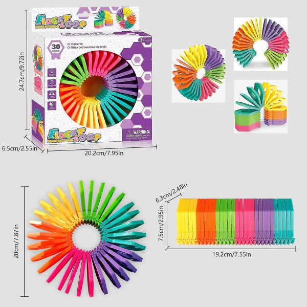 Finger Sanselegetøj Plast Multicolor Fidget Og Sanselegetøj Til Børn